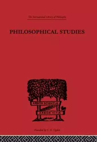 Philosophical Studies cover