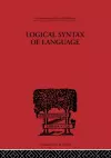 Logical Syntax of Language cover