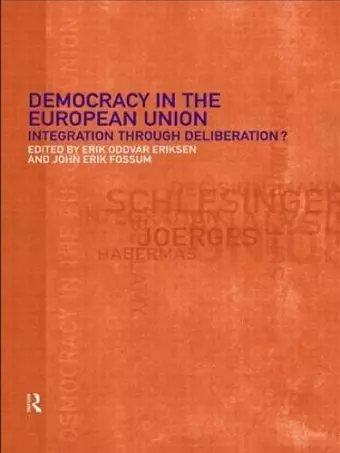 Democracy in the European Union cover