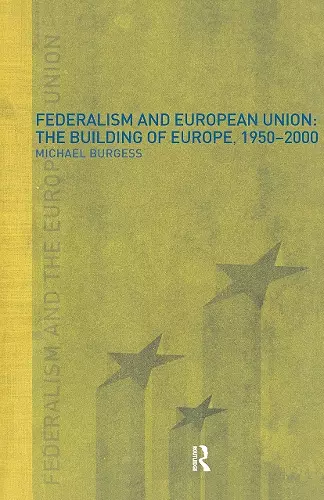 Federalism and the European Union cover