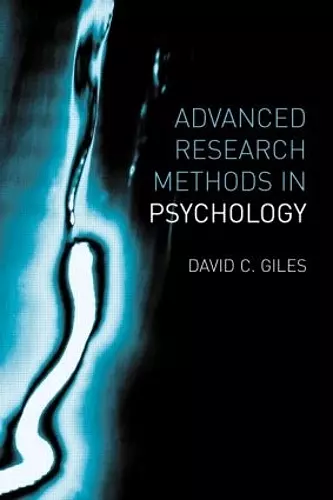 Advanced Research Methods in Psychology cover