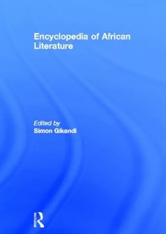 Encyclopedia of African Literature cover