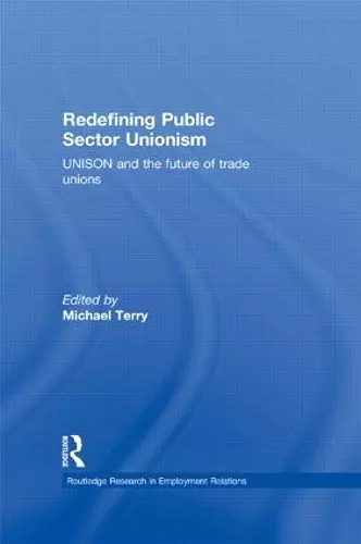 Redefining Public Sector Unionism cover