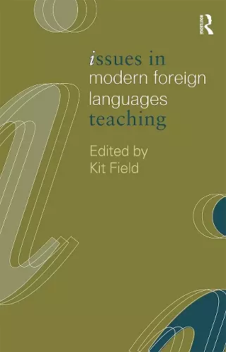 Issues in Modern Foreign Languages Teaching cover