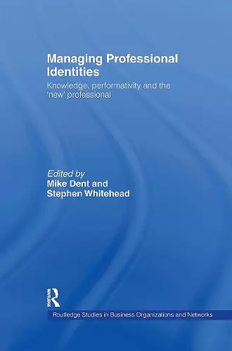 Managing Professional Identities cover