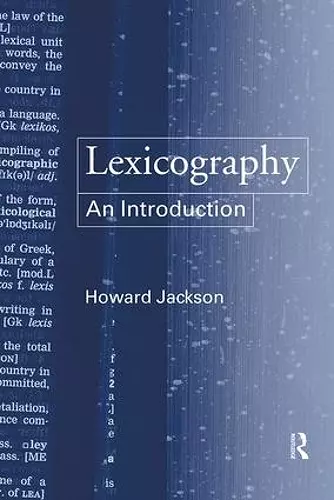 Lexicography cover