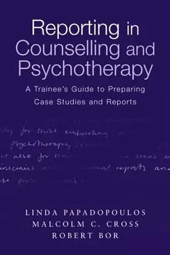 Reporting in Counselling and Psychotherapy cover