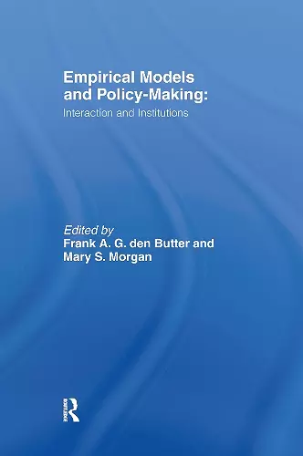 Empirical Models and Policy Making cover