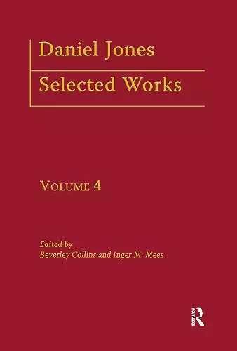 Daniel Jones, Selected Works: Volume IV cover