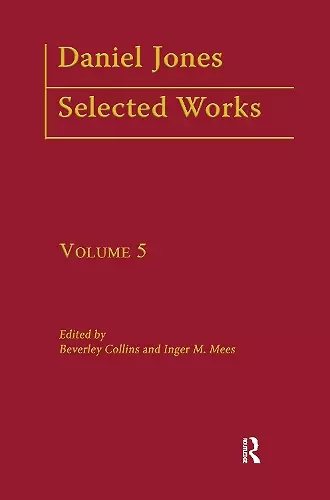 Daniel Jones, Selected Works: Volume V cover