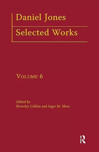 Daniel Jones, Selected Works: Volume VI cover