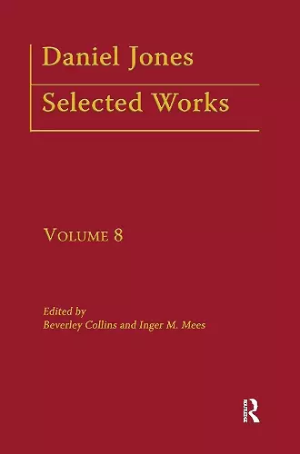 Daniel Jones, Selected Works: Volume VIII cover