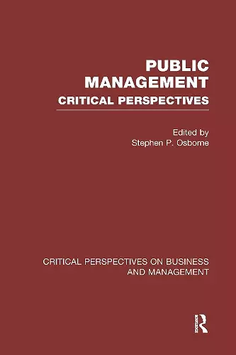 Public Management cover