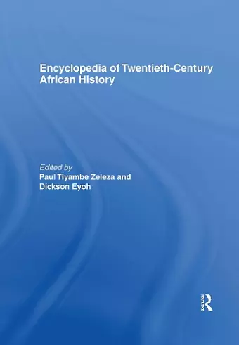 Encyclopedia of Twentieth-Century African History cover