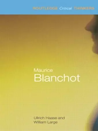 Maurice Blanchot cover