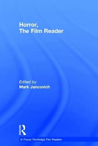 Horror, The Film Reader cover