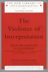 The Violence of Interpretation cover