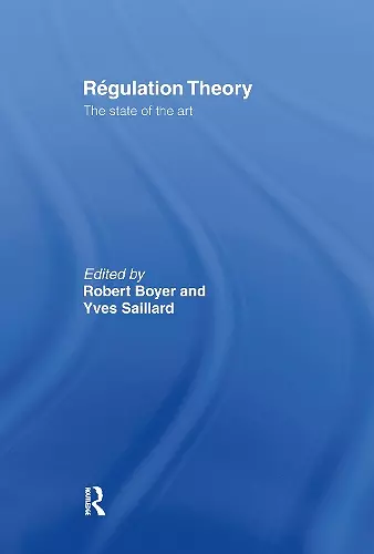 Regulation Theory cover