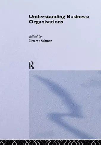 Understanding Business Organisations cover