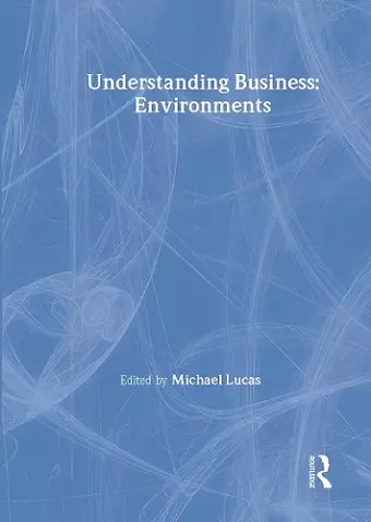 Understanding Business Environments cover