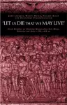 'Let us die that we may live' cover