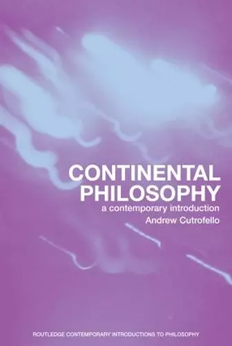 Continental Philosophy cover