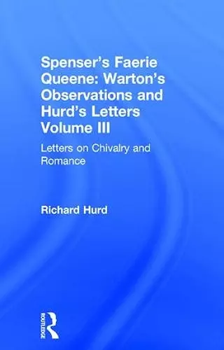 Letters On Chivalry & Romance cover