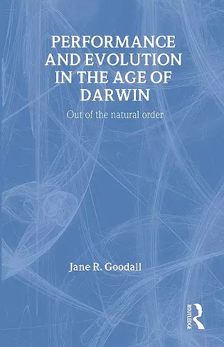 Performance and Evolution in the Age of Darwin cover