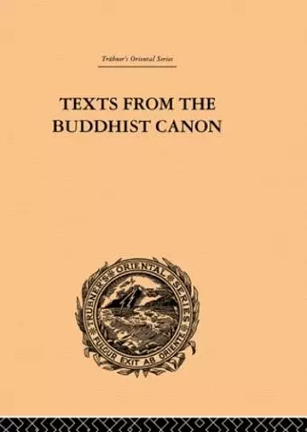Texts from the Buddhist Canon cover