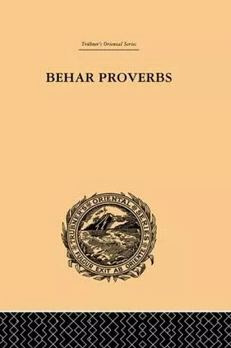 Behar Proverbs cover