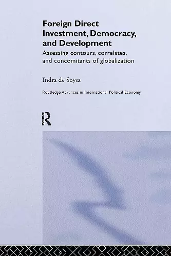 Foreign Direct Investment, Democracy and Development cover