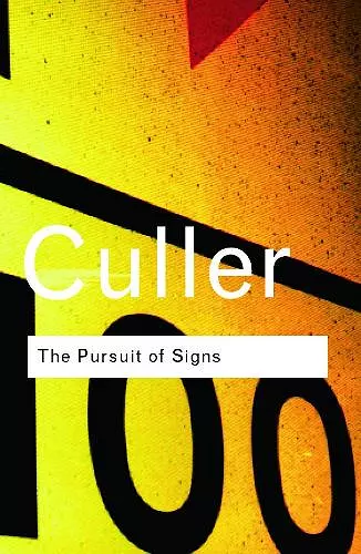 The Pursuit of Signs cover