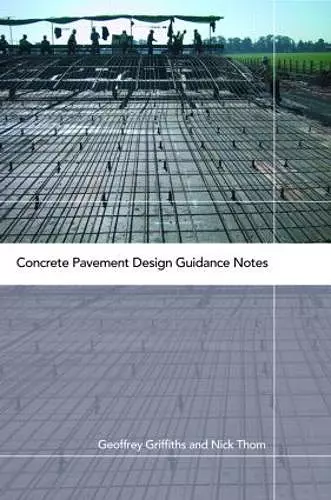 Concrete Pavement Design Guidance Notes cover