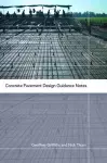 Concrete Pavement Design Guidance Notes cover