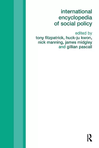 International Encyclopedia of Social Policy cover