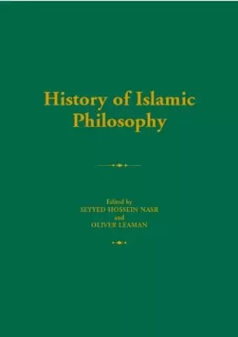 History of Islamic Philosophy cover