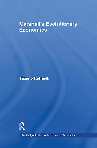 Marshall's Evolutionary Economics cover