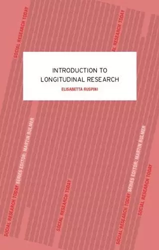 An Introduction to Longitudinal Research cover