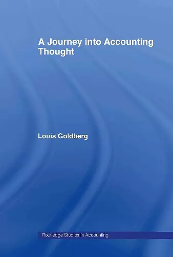 A Journey into Accounting Thought cover