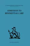 Admission to Residential Care cover