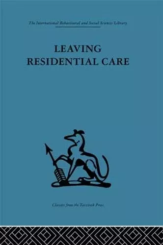 Leaving Residential Care cover