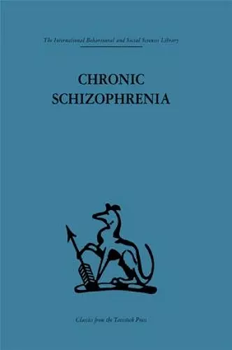 Chronic Schizophrenia cover