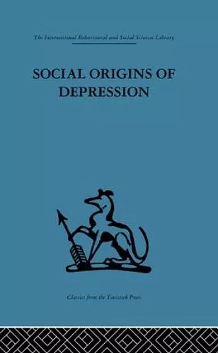 Social Origins of Depression cover