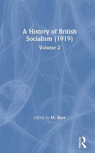 A History of British Socialism cover