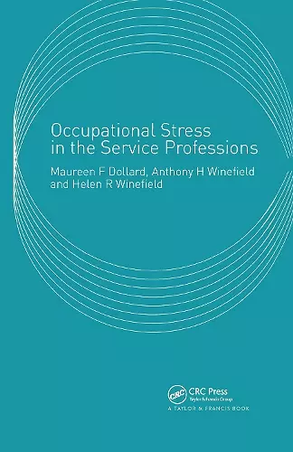 Occupational Stress in the Service Professions cover