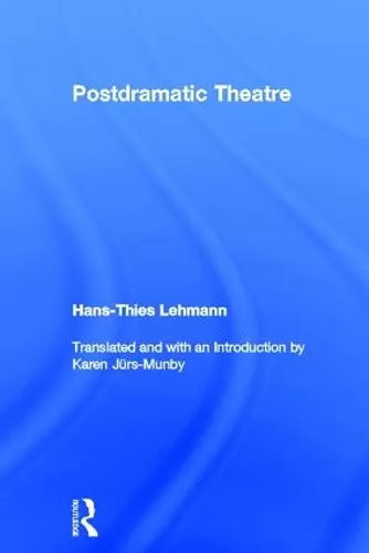 Postdramatic Theatre cover