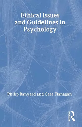 Ethical Issues and Guidelines in Psychology cover