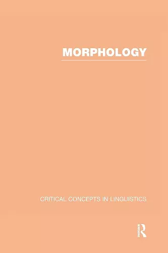 Morphology cover