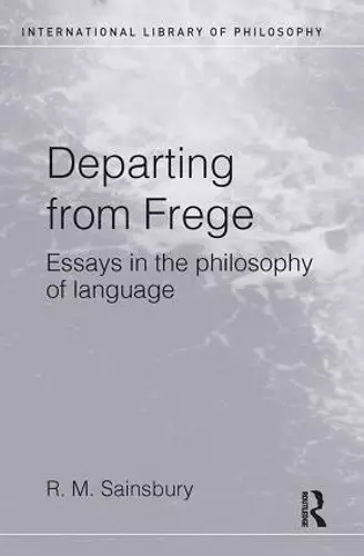 Departing from Frege cover