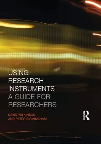 Using Research Instruments cover